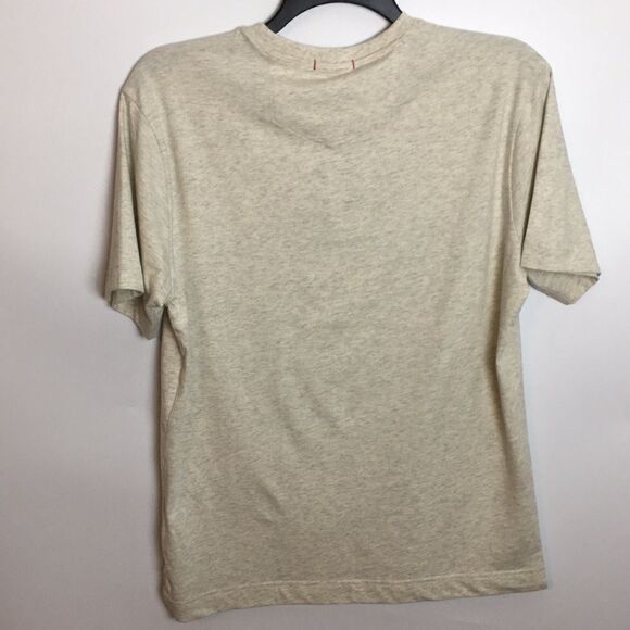 NWT Robert Graham Movember graphic short sleeve oatmeal tee t-shirt Sz Medium - Picture 4 of 16